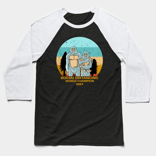 family big foot Baseball T-Shirt by terror machine std